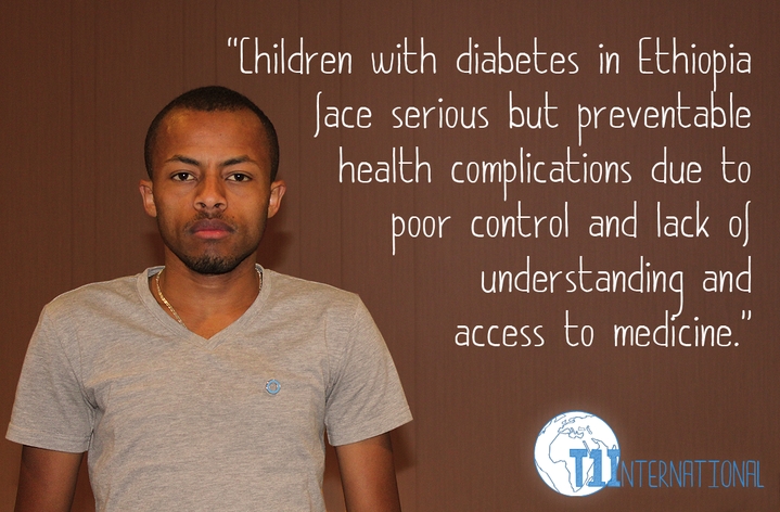 Tsegamlak in Ethiopia says: Children with diabetes in Ethiopia face serious but preventable health complications due to poor control and lack of understanding and access to medicine.